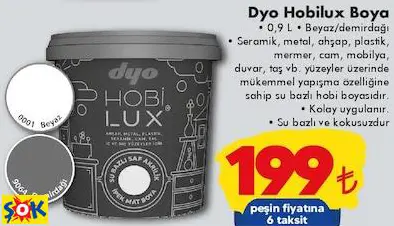 DYO HOBİLUX BOYA DYO HOBİLUX BOYA